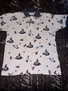 Vintage/Classic  Golden Bear Jack Nicklaus Golf Polo Shirt Size Large